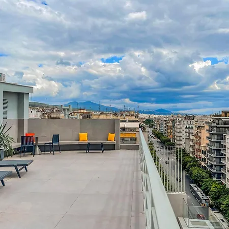Luxury Penthouse 1br テッサロニキ
